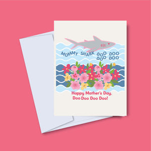 Mommy Shark and Mom Is My Anchor Free Mother's Day Printable Cards and Posters