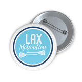 Lax Motivation Lacrosse Stick Pin Buttons