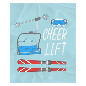"Cheer Lift" Fleece Sherpa Blankets