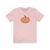 Life IS Gourd Striped Pumpkin Unisex Jersey Short Sleeve Tee