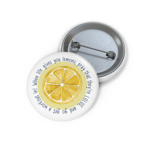 Life, Lemons and Lulus Pin Buttons