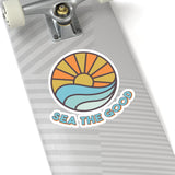 Sea the Good Ocean Themed Die-Cut Stickers