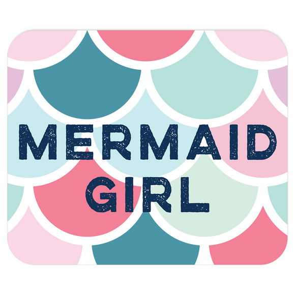 Mermaid Girl Computer Mousepad