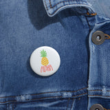 Pineapple Aloha Tropical Themed Pin Buttons