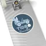 Tide Traveller Beach Cruiser SurferJeep Sticker for Laptop, Water Bottle, Phone