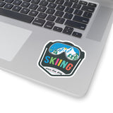 Skiing Own the Day Ski Goggles Mountain Kiss-Cut Stickers