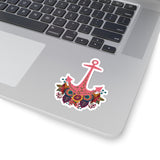 Fall Anchor Water Bottle and Laptop Sticker for Nautical Lovers, Boaters, Sailors