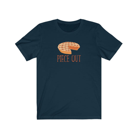 Piece Out Pie Themed Unisex Jersey Short Sleeve Tee