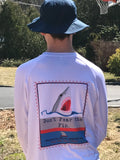 Boy's "Don't Fear the Fin" Long Sleeved Sun Protective Tshirt