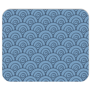 Blue Swirls Mousepad