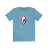 Swim With Dolphins in the Bahamas Unisex Jersey Short Sleeve Tee