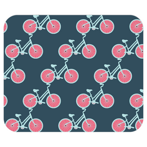 Vintage Bike Pattern Computer Mousepad