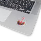 Fall Anchor Water Bottle and Laptop Sticker for Nautical Lovers, Boaters, Sailors