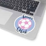 Soccer Chick Kiss-Cut Stickers