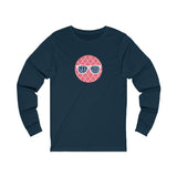 See the Good Glasses With Pattern Design 100% Soft Cotton Unisex Jersey Long Sleeve Tee