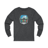 Skiing Own the Day Ski Goggles Mountain Unisex Jersey Long Sleeve Tee