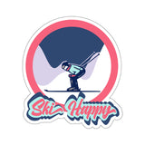 Ski Happy Ski Themed Kiss-Cut Stickers