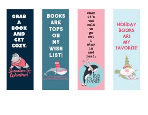 Holiday Ocean Bookmark Printable FREEBIE Digital Download