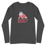 Sweater Weather Adorable Seal Holiday Unisex Long Sleeve Tee
