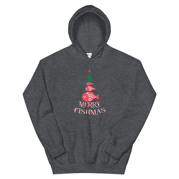 We Wish You A Merry Fishmas Holiday Unisex Hoodie