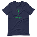 Swinger Retro Lady Golfer Short-Sleeve Unisex T-Shirt