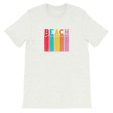 Beach in Retro Texture Short-Sleeve Unisex T-Shirt