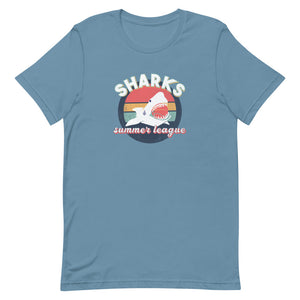Summer Shark League Basketball Ocean Themed Short-Sleeve Unisex T-Shirt