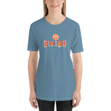 Swish Basketball In Camo Short-Sleeve Unisex T-Shirt
