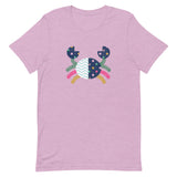 Patchwork Crab for Ocean Lovers Short-Sleeve Unisex T-Shirt