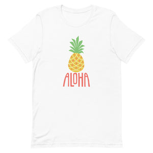 Aloha Happy Pineapple Short-Sleeve Unisex T-Shirt
