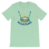 Skier Move Mountains Short-Sleeve Unisex T-Shirt