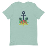 Holiday Greens Anchor Short-Sleeve Unisex T-Shirt