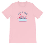 Love Blooms Heart Flowers Short-Sleeve Unisex T-Shirt