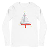 Holiday Sails Unisex Long Sleeve Tee for Sailors, Boaters, and Nautical Lovers