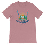 Skier Move Mountains Short-Sleeve Unisex T-Shirt