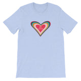 Be Kind Vintage Heart Short-Sleeve Unisex T-Shirt