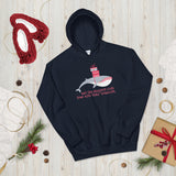 Holiday Shoppers Rush Home With Their Treasures Whale Unisex Hoodie