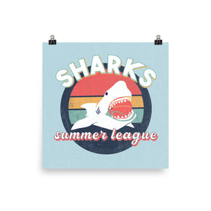 Sharks Summer League Poster