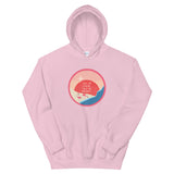 All Is Calm, All Is Bright Santa Flamingos Holiday Unisex Hoodie