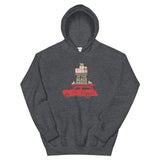 Christmas at the Beach House Vintage Wagon With PresentsUnisex Hoodie