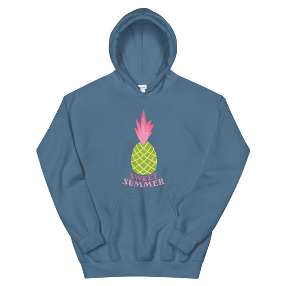 Vibrant Sweet Summer Pineapple Unisex Hoodie