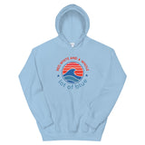 Red, White, and a Whole Lot of Blue Wave Unisex Hoodie