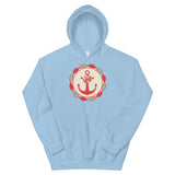 Anchor Poinsettia Unisex Hoodie