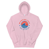 Red, White, and a Whole Lot of Blue Wave Unisex Hoodie