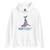 Nantucket Pink Whale Unisex Hoodie