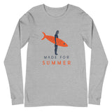 Made for Summer Big Fish Surfer Unisex Long Sleeve Tee
