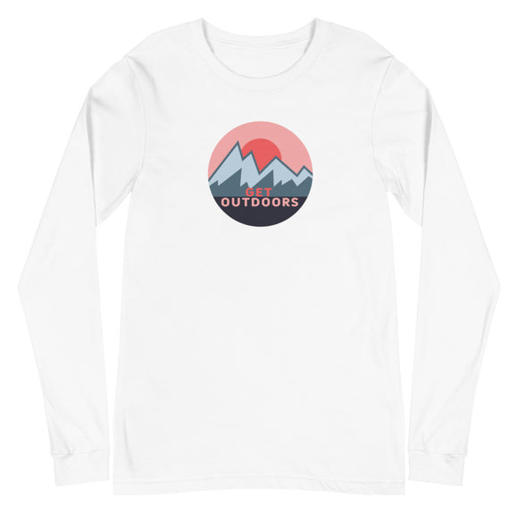 Get Outdoors Mountain View Unisex Long Sleeve Tee