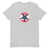 Starfish On Stripes Short-Sleeve Unisex T-Shirt