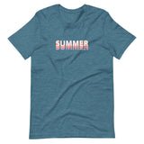 Summer in Bold Text Short-Sleeve Unisex T-Shirt
