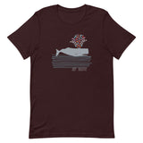 Just Breathe Floral Whale Short-Sleeve Unisex T-Shirt